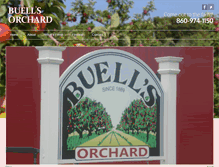 Tablet Screenshot of buellsorchard.com